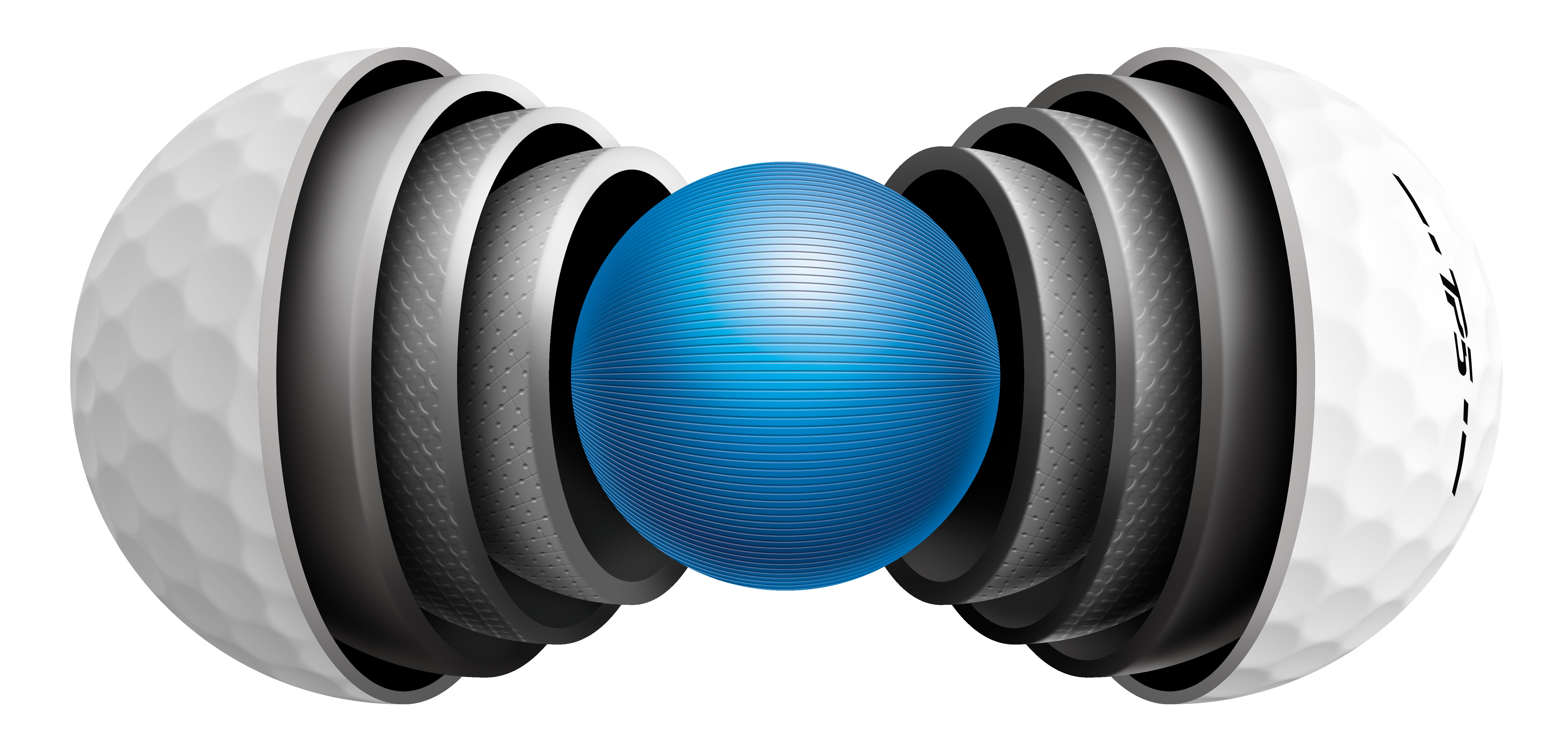 TaylorMade TP5 Golf Balls - White / Dozen